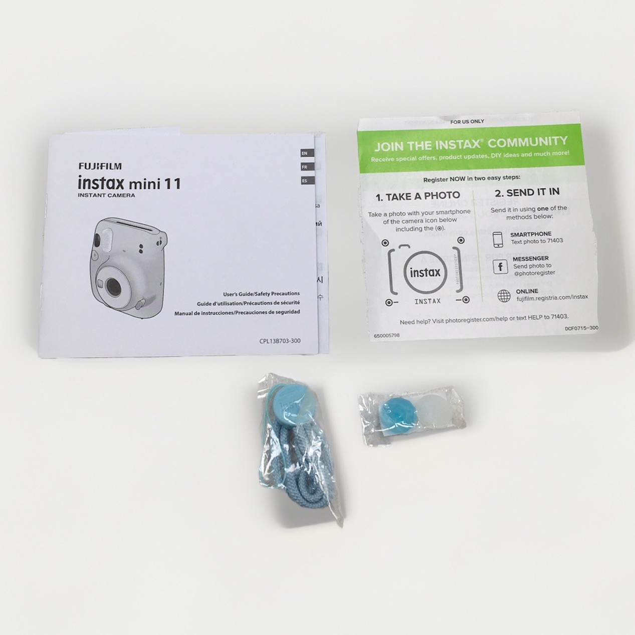 Fujifilm Instax Mini 11 Instant Camera – Sky Blue Open Box