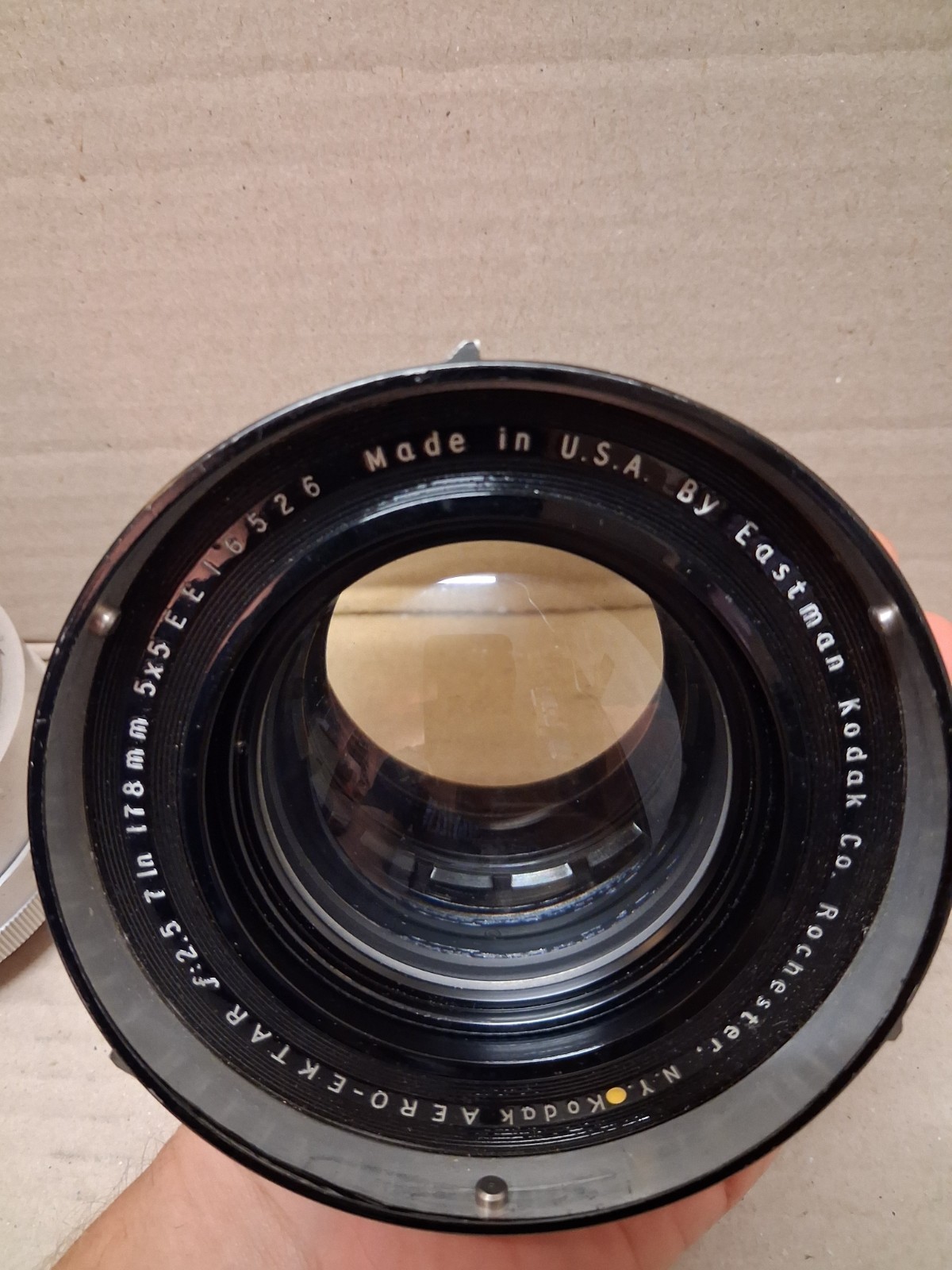 Vintage Kodak Aero Ektar 178mm f:2.5 7In 5×5 Lens