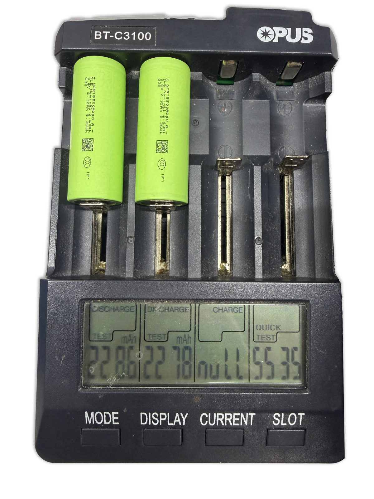 Powerplay Battery 18500 18490 2400mAh 3.7V Rechargable Li-ion ImmersionRC 2-Pack