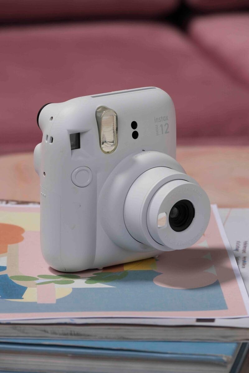 Fujifilm Instax Mini 12 Fuji Instant Film Camera Clay White