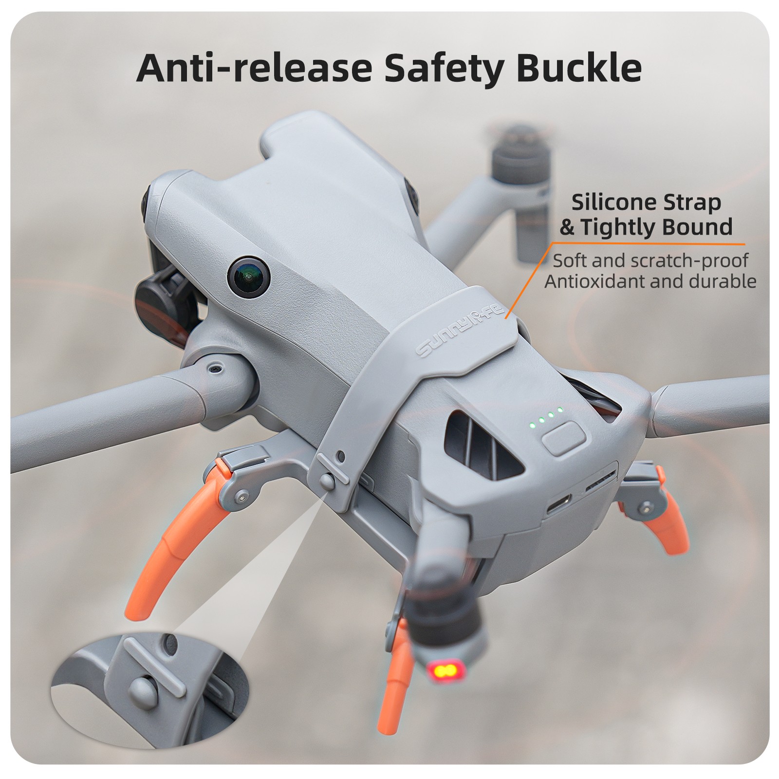 For DJI Mini 5 Pro Drone Heighten Landing Gear Folding Stand Holder Accessories