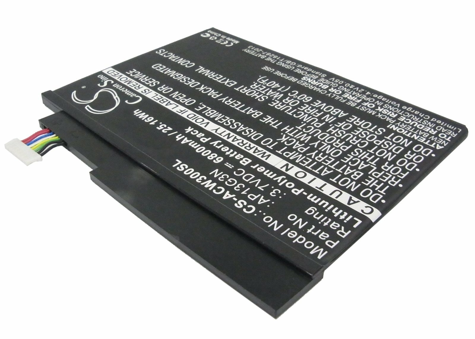 Cameron Sino 6800mAh Battery for Acer Iconia Tab W3, Iconia Tab W3-810, ZEIV4