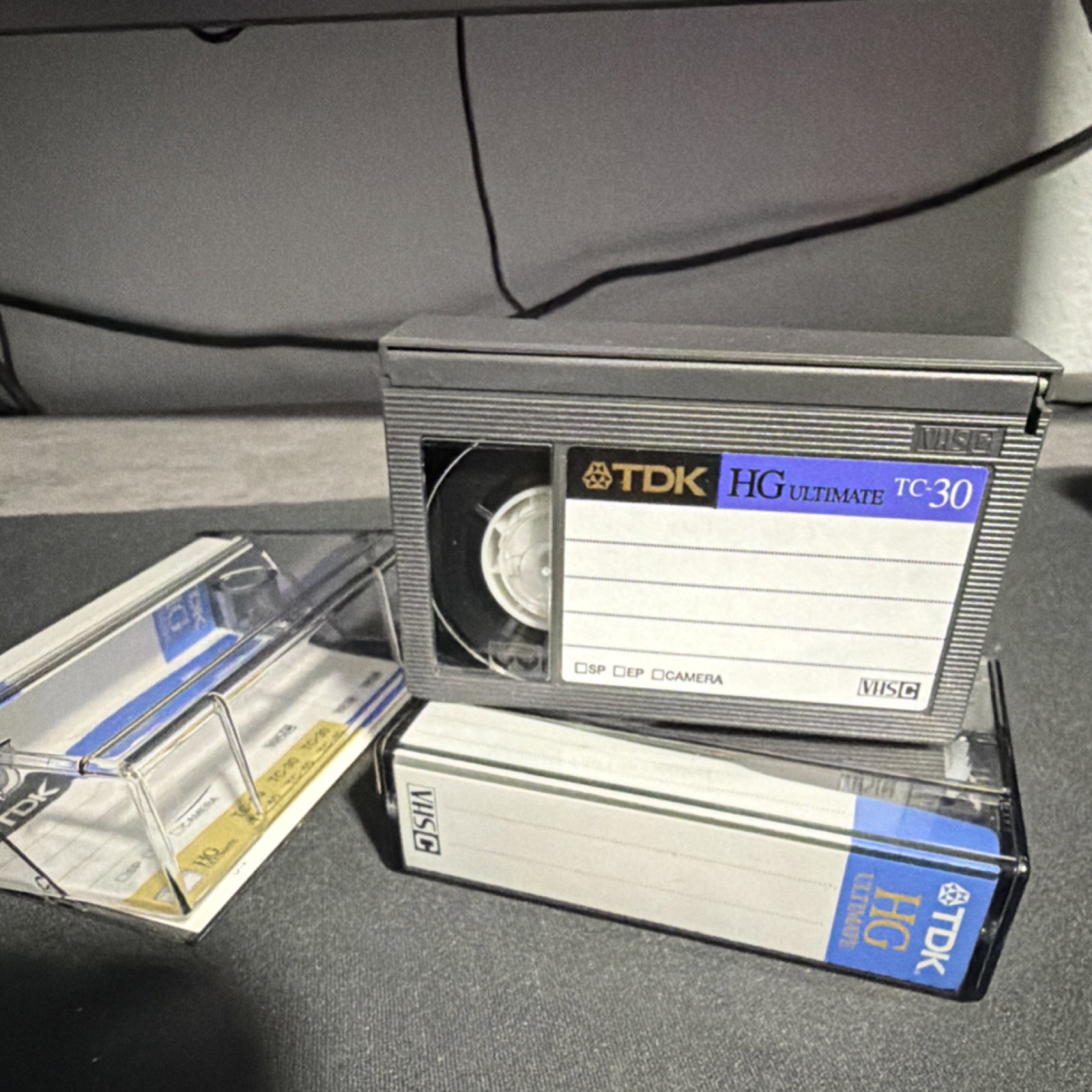TDK HG Ultimate TC-30 VHSC 30 min Recordable Camcorder Tape Jewel Case Standard