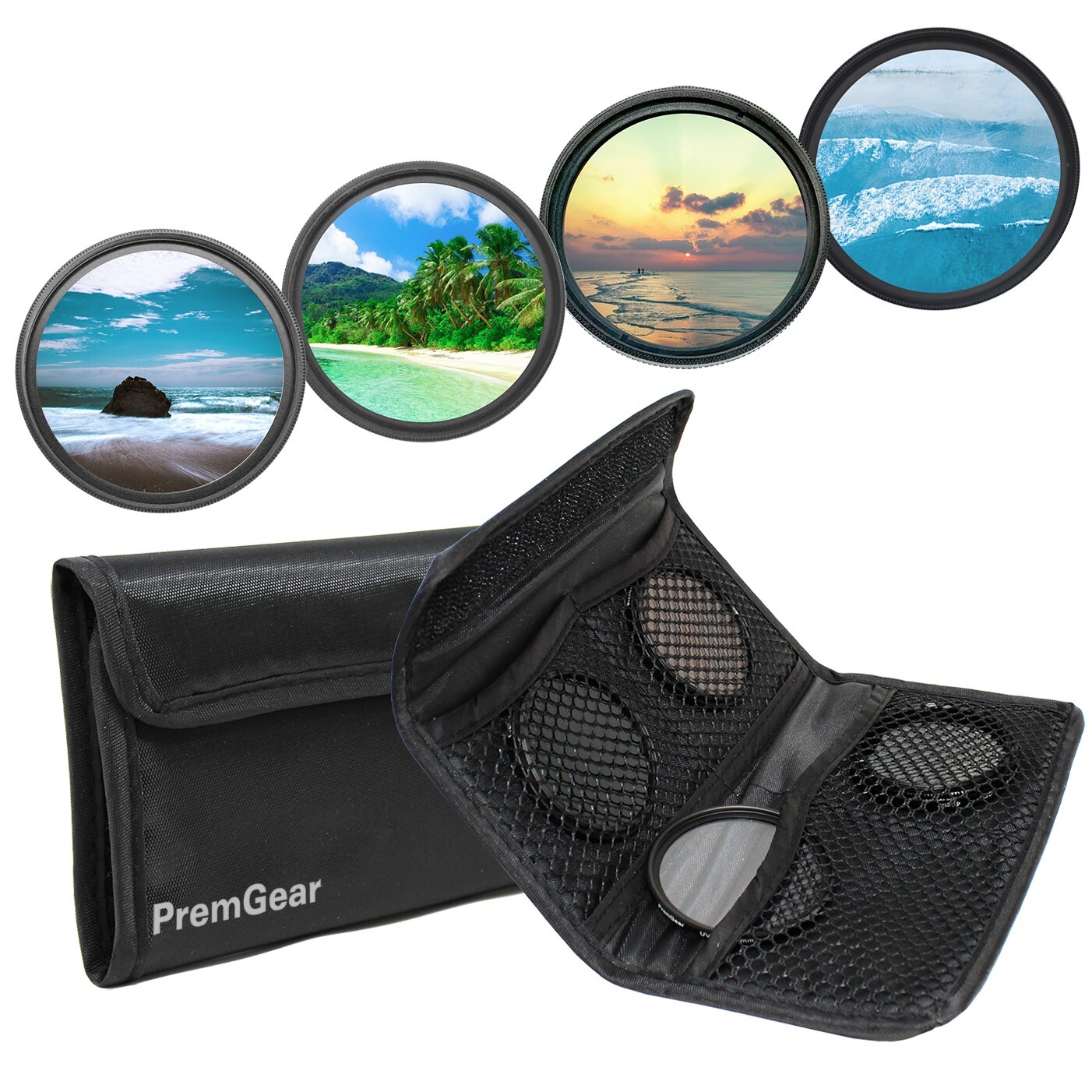 49mm 5-in-1 Filter Set UV/ND8/Warming/CPL/Case for Sony FE 50mm f/1.8 Lens