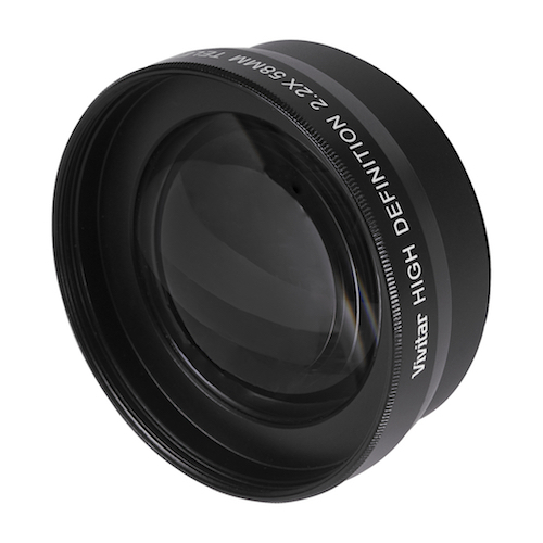 2.2x Telephoto Zoom Lens for Canon EOS Rebel T7i DSLR Camera with 18-55mm Lens