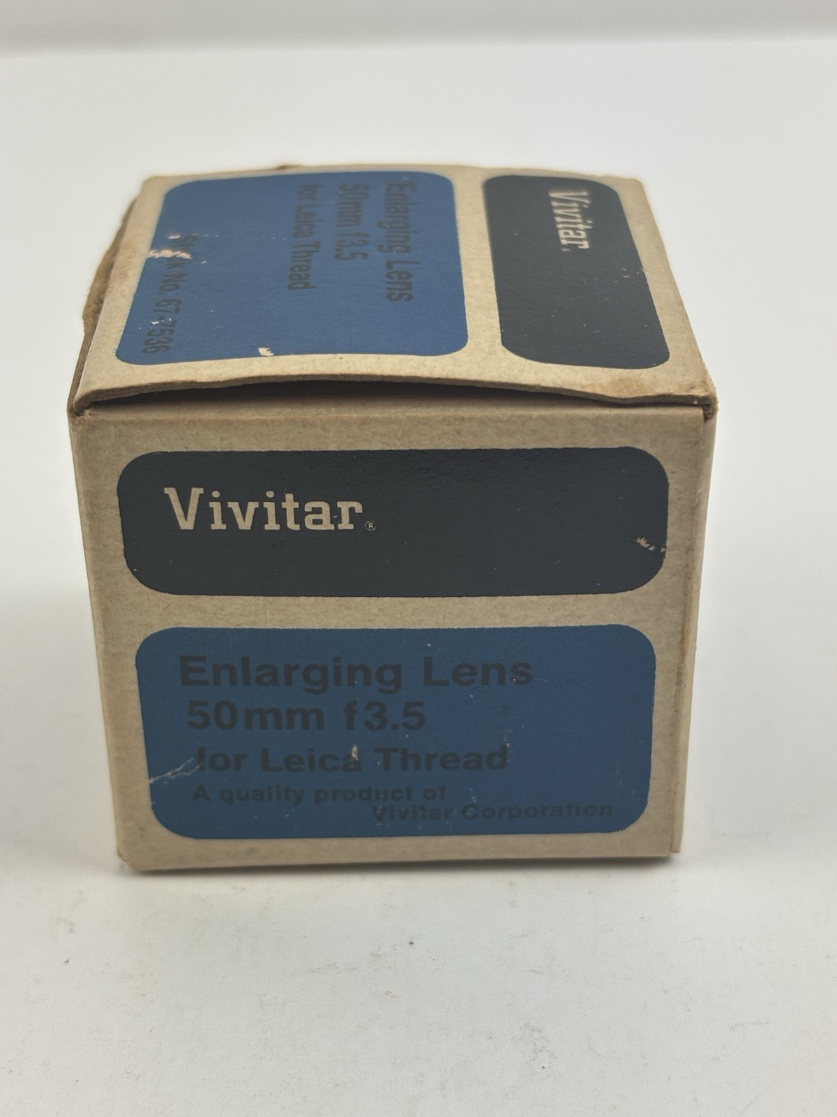 Vivitar – LU 1 : 3.5F = 50mm No. 9405 Enlarging Lens Made In Japan With Box