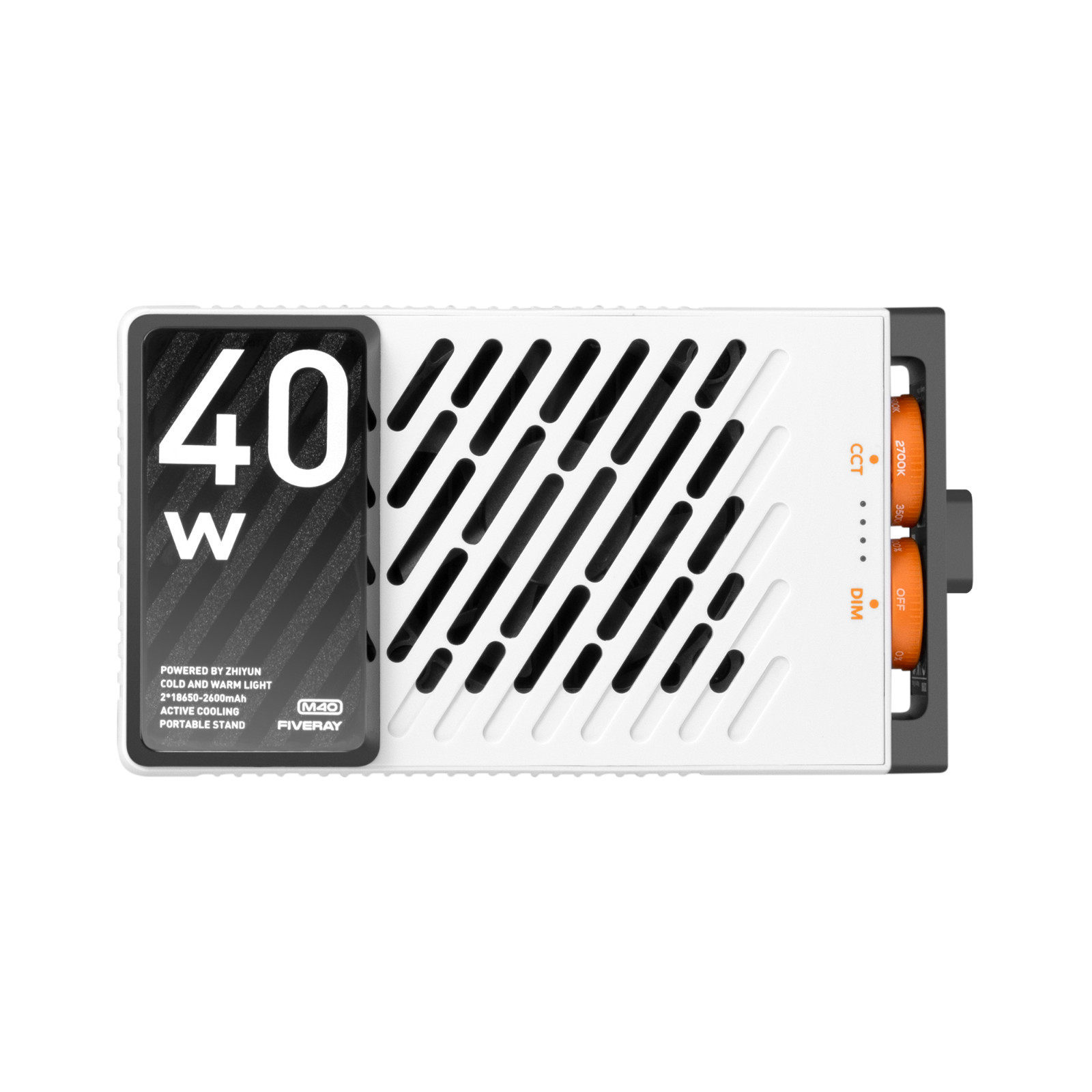 ZHIYUN FIVERAY M40 40W Pocket Led Video Light On Camera Photography Fill Light