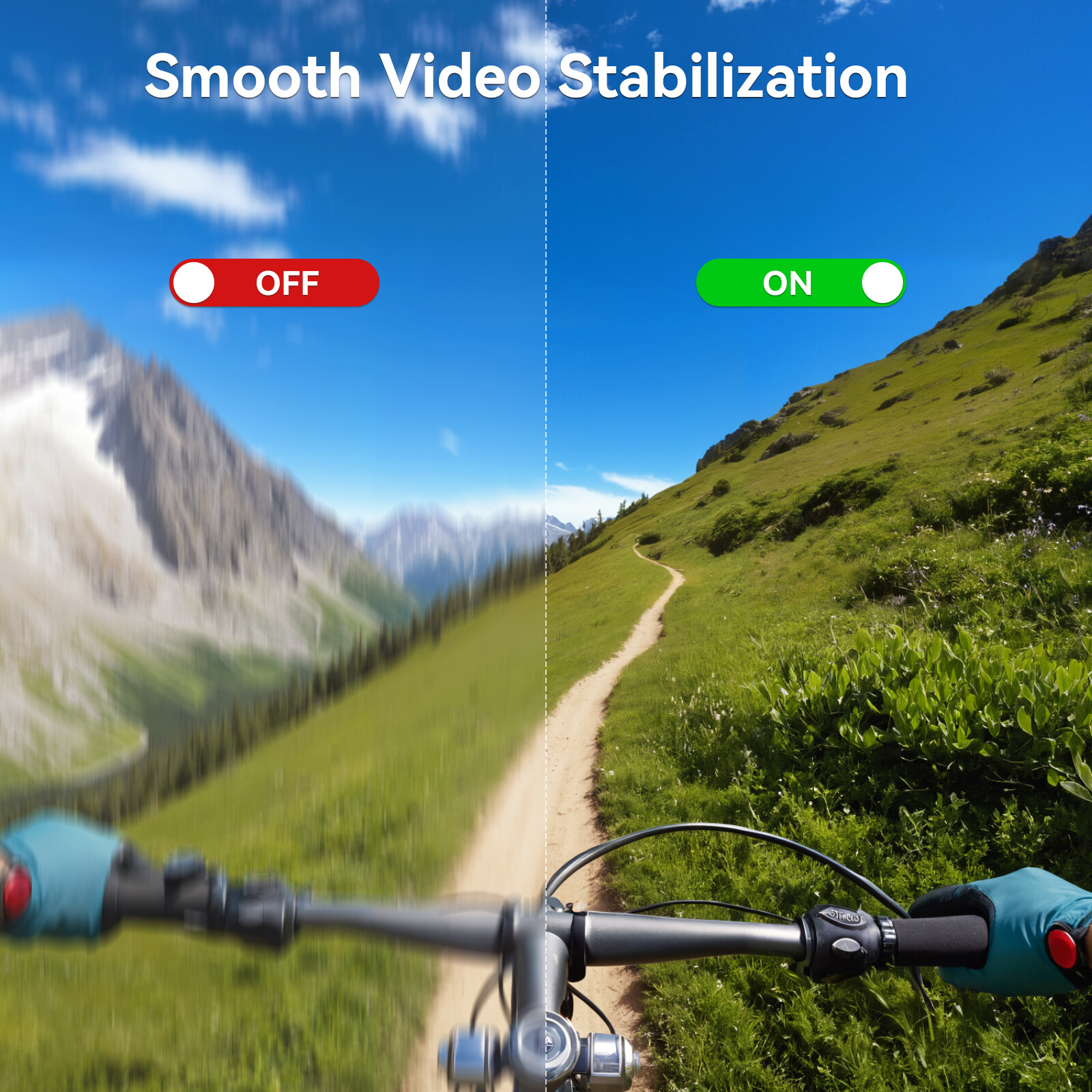 SJCAM 4K Action Camera 170° Wide-Angle Dual Screen Camera with 32G Memory Card