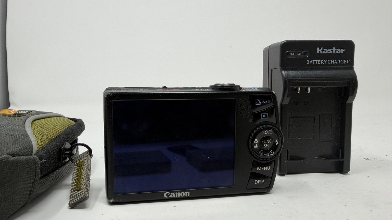 Canon PowerShot SD 880 IS ELPH 10.0MP 4x Camera – Silver Tested W/ 2 Batteries