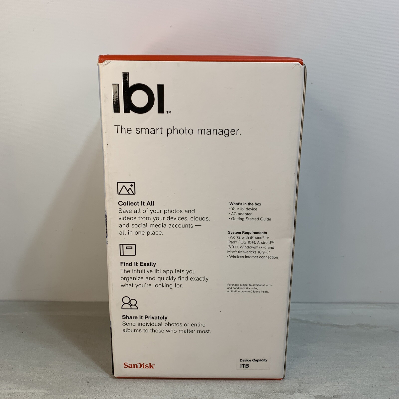 ibi – The Smart Photo Manager – 1TB – Collect, Organize & Privately Share Photos