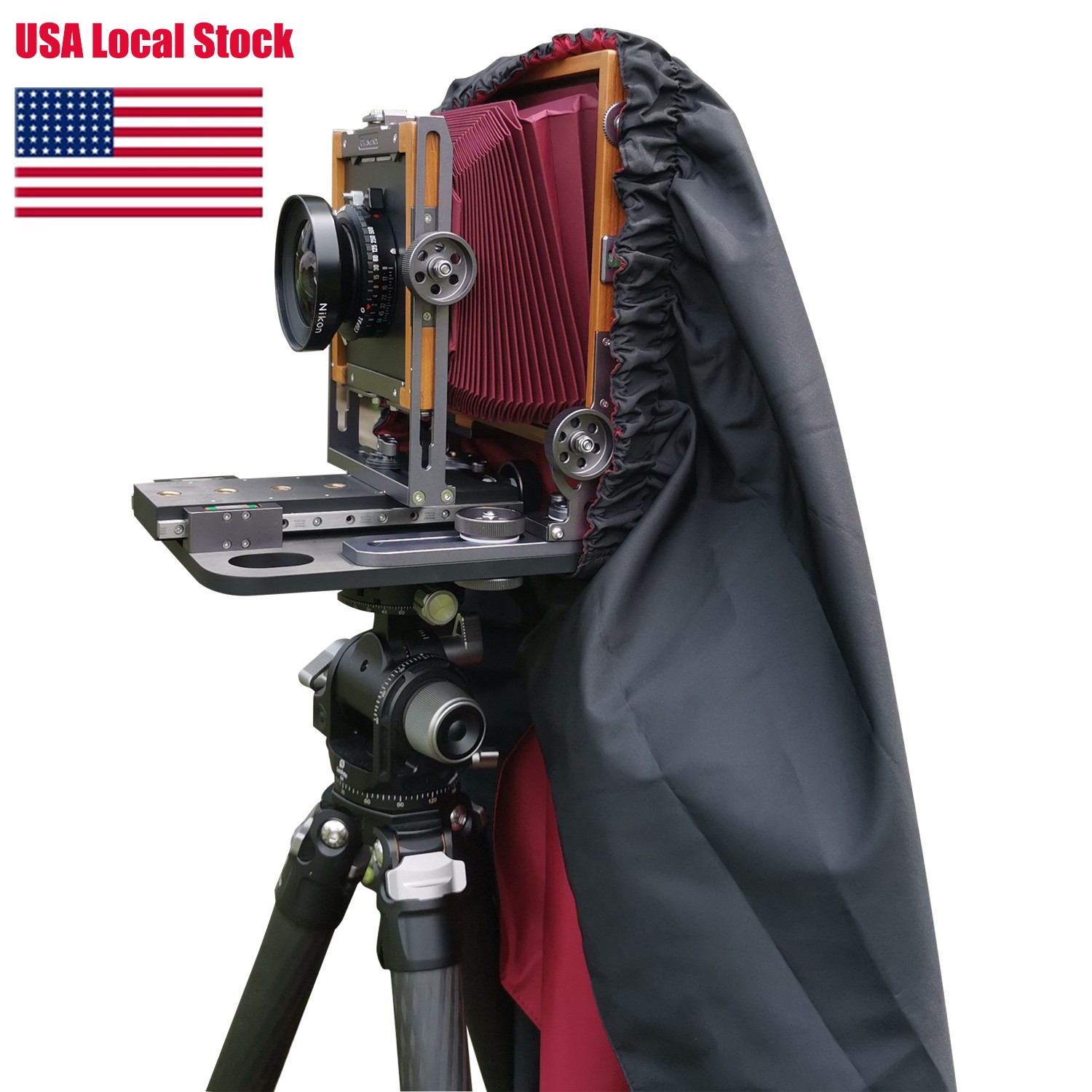 New Dark Cloth Focusing Hood 8×10 Large Format Ultra-Light Double-Sided 150cm US