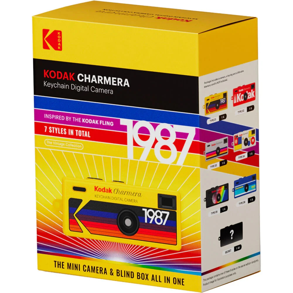 Kodak Charmera Vintage Keychain Mini Digital Camera Blind Box (FREE SHIPPING✔️)