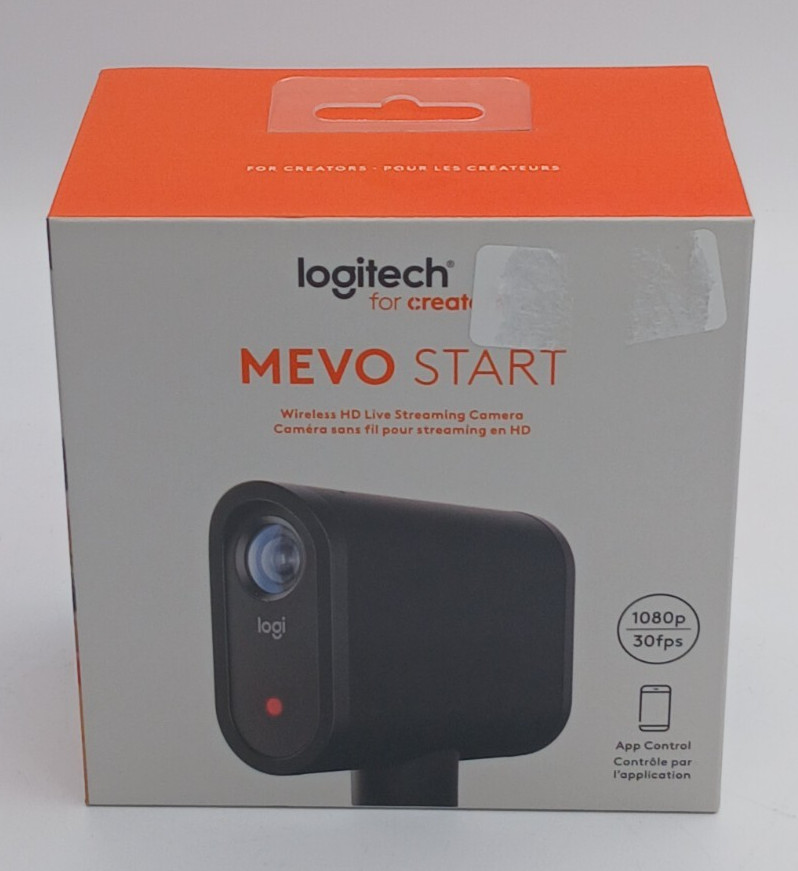 Logitech Mevo Start Webcam 12 Megapixel Black USB Type C 1 Pack 961000498 New