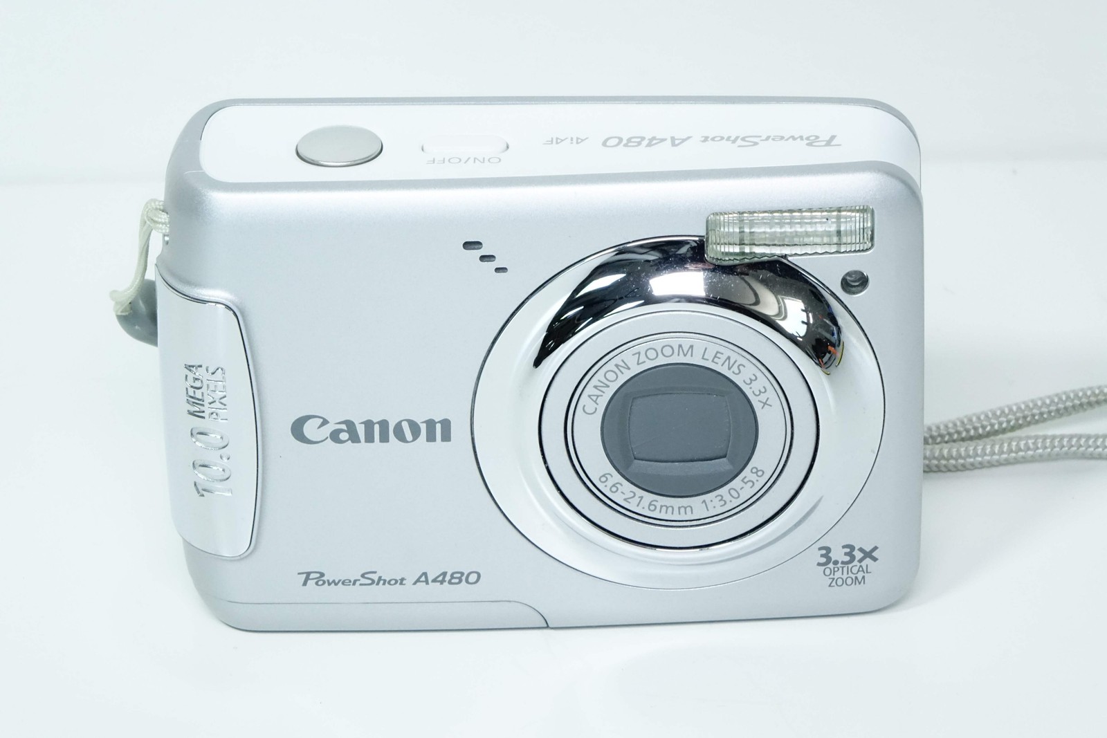 Canon PowerShot A480 Compact CCD Silver – 12 MONTH WARRANTY