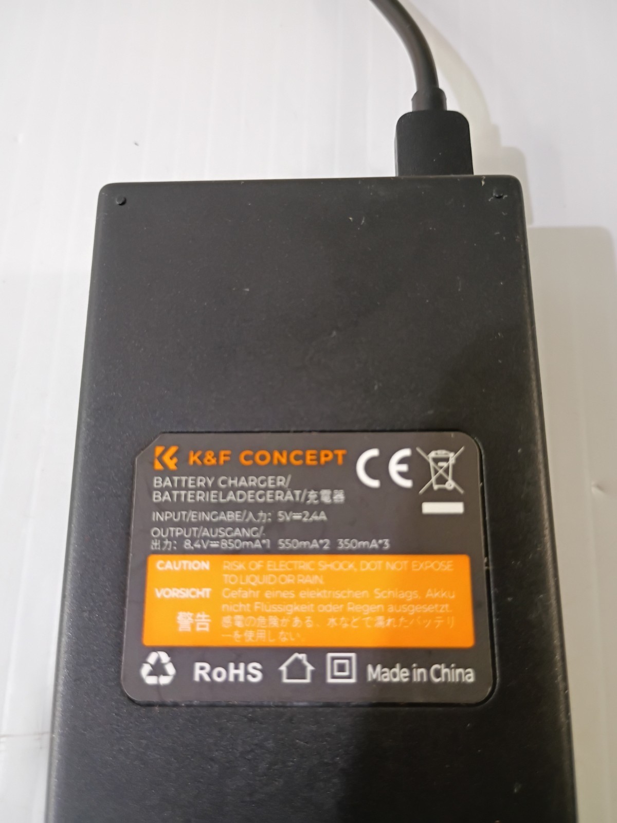 K&F Concept Triple USB-C Charger for Sony NP-FZ100 Camera Batteries CHARGER ONLY