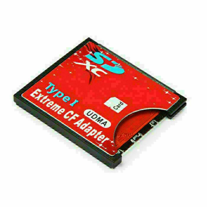 Xiwai SD SDHC to High-Speed Extreme Compact CF Type I Adapter For 16/32/64/128GB