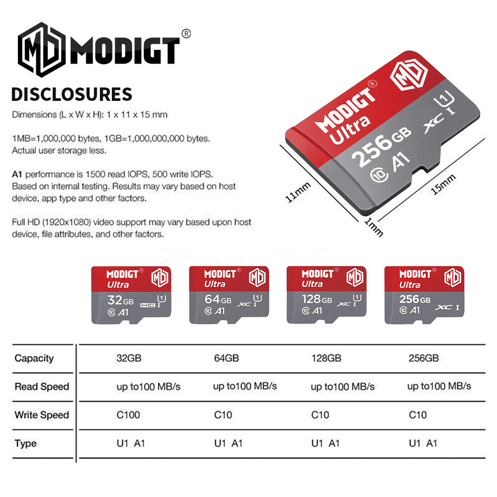 High Endurance Micro Memory Card 32GB 64GB 128GB 256GB 512GB V30 C10 CCTV