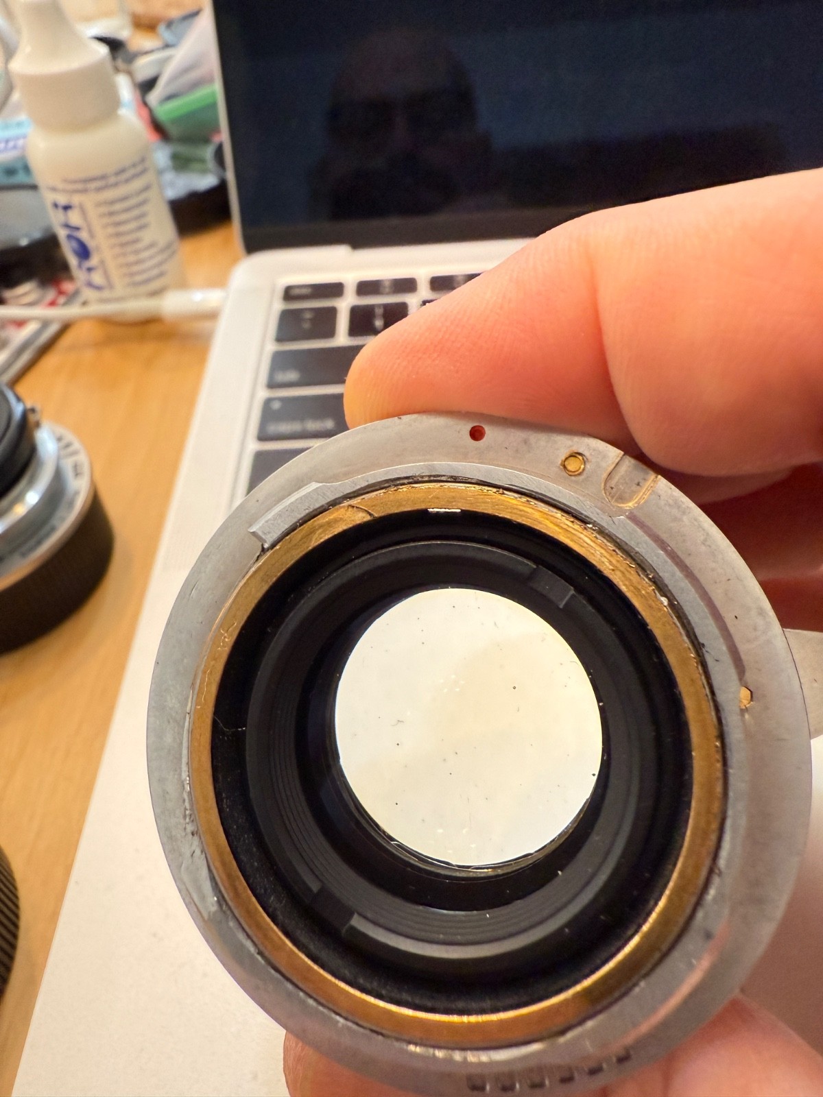 Zeiss Contax 50mm 5cm Sonnar Lens Rangefinder Adapter Leica M Amedeo Converter