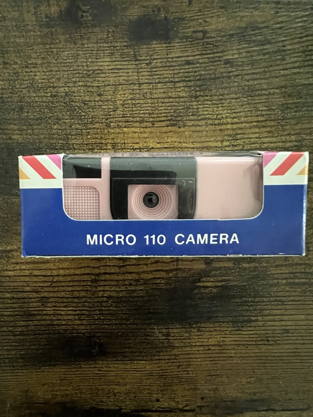 Vintage New Hi-Tech Micro 110 Pink 110 Film Subminiature Camera (13x17mm) w/ Box