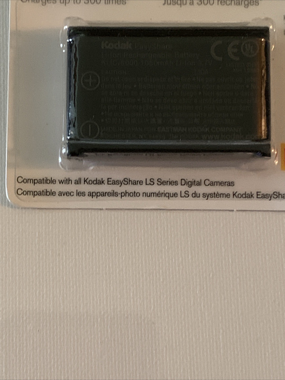 Kodak Easy Share LS Series KLIC-5000 Li-Ion Rechargeable Battery Fast Charge NEW