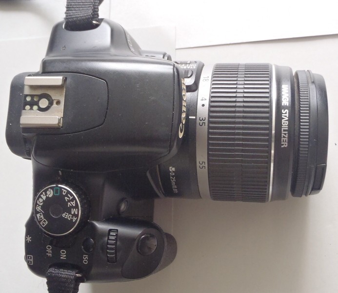 Canon Rebel XSi DSLR Camera with EF-S 18-55mm f/3.5-5.6 is Lens