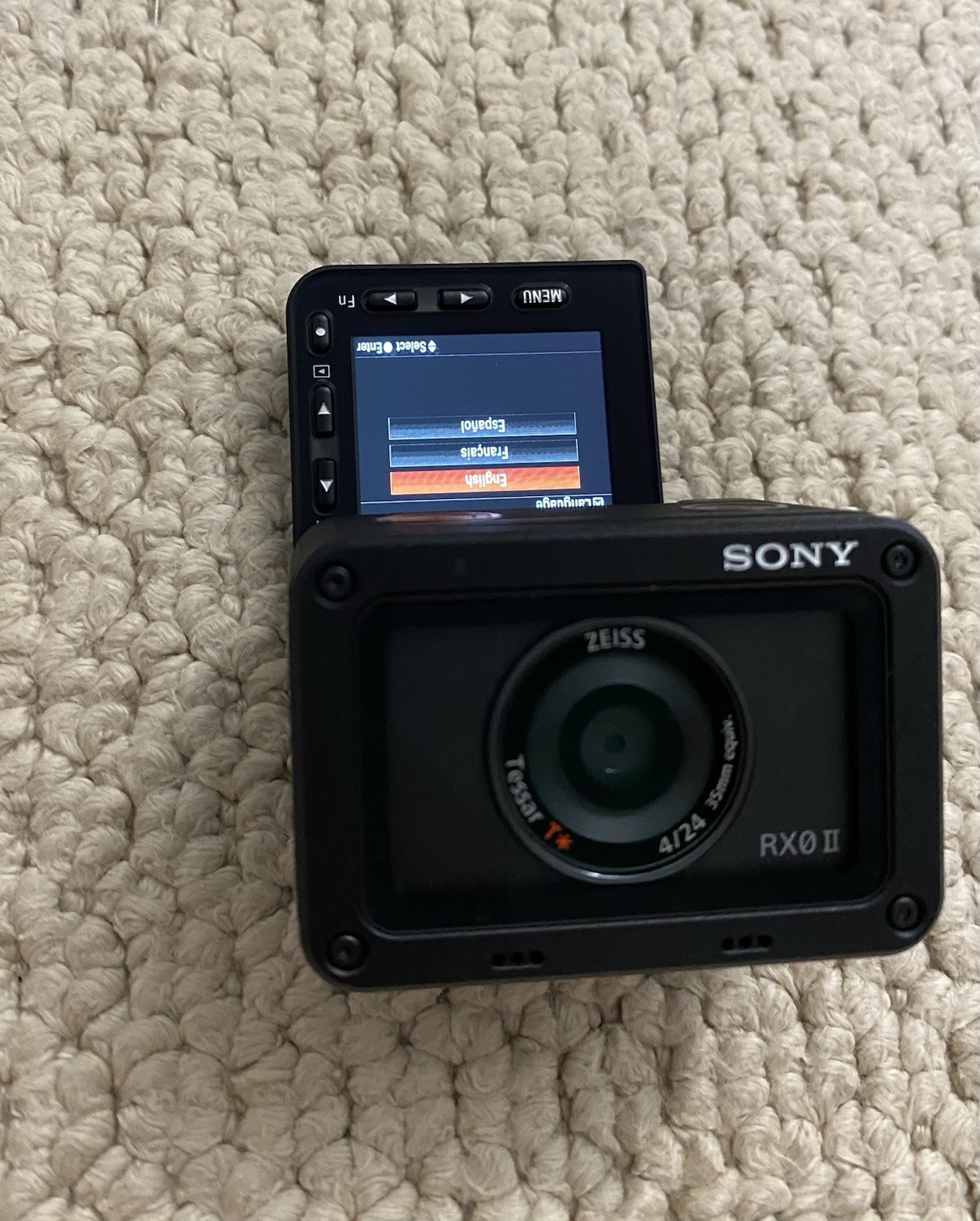 Sony Cyber-Shot DSC-RX0 II Digital Camera w 4k Video recording Black