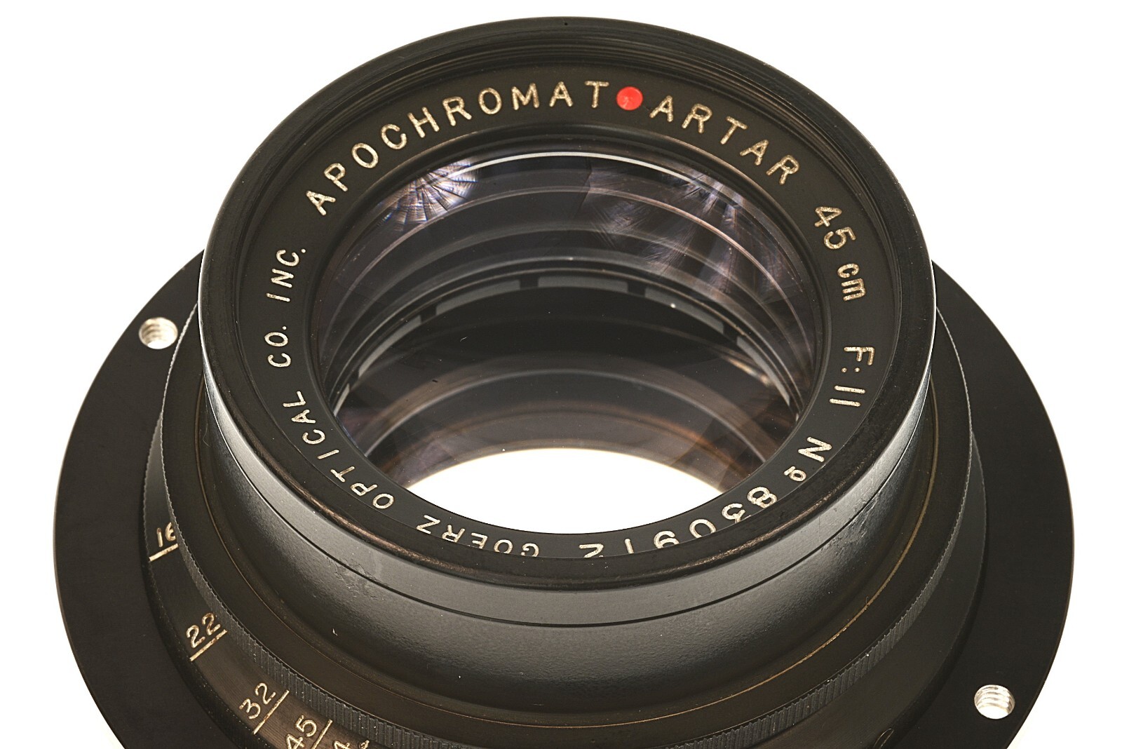 GOERZ APO ARTAR RED DOT 45cm F/11 – ALUMINUM BARREL – LN