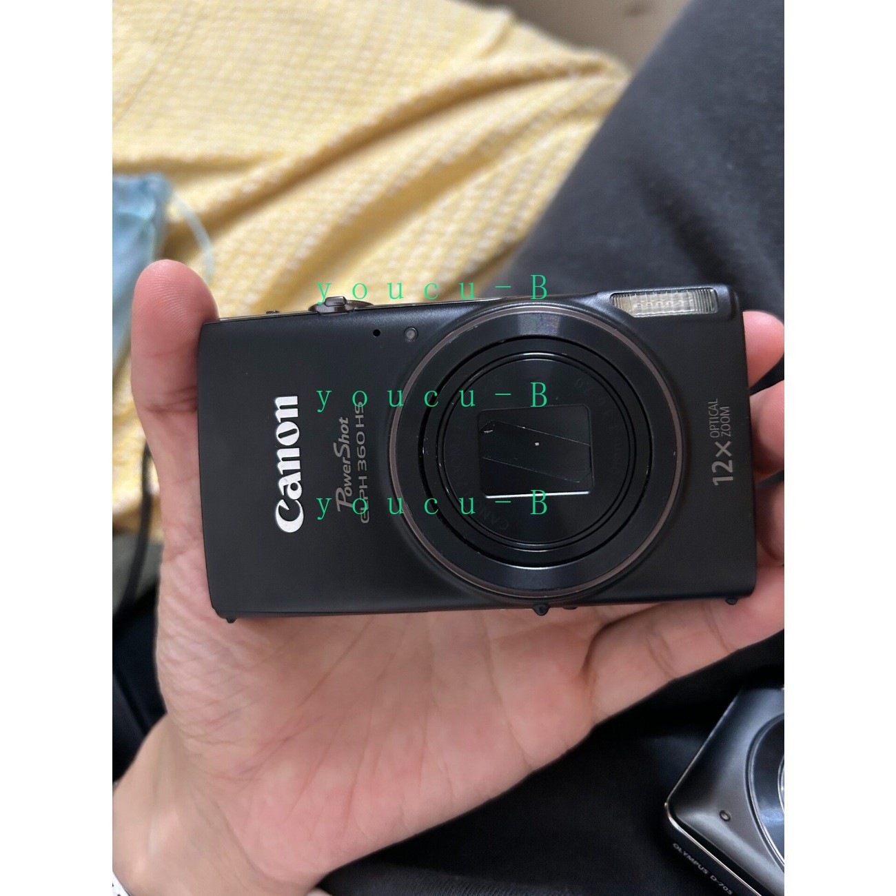 Canon PowerShot ELPH 360 HS IXUS 285 20.2MP WiFi 12x Zoom Digital Camera Black