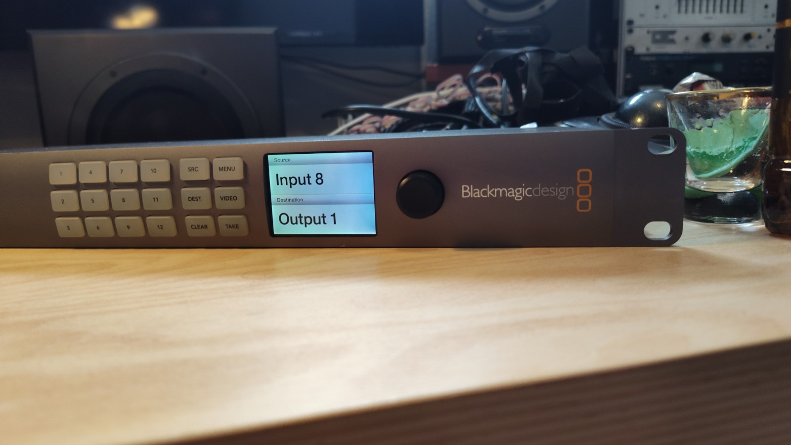 Blackmagic Design Smart Videohub CleanSwitch 12×12 With Brand New Power Supply
