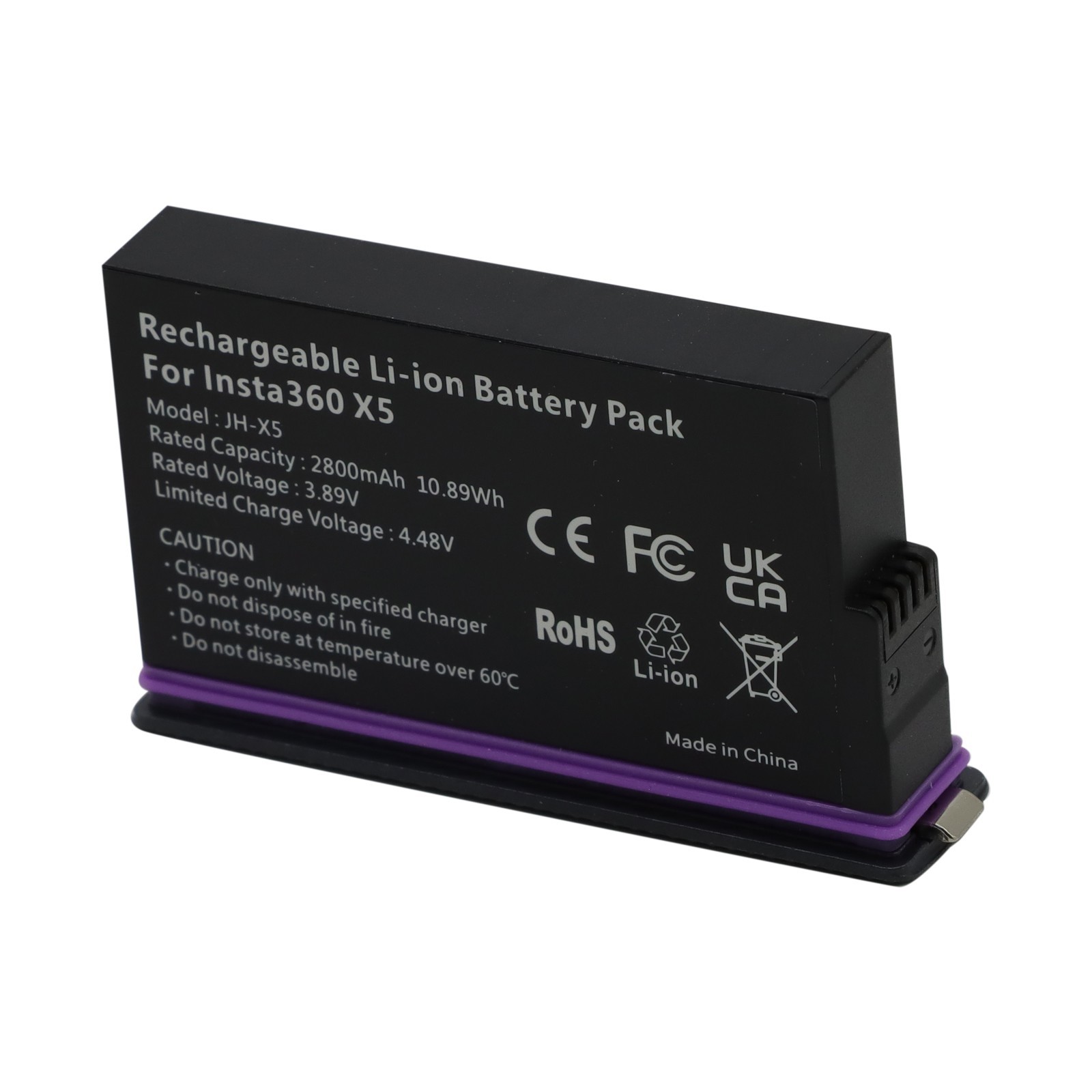 NEW Rechargeable Battery for Insta360 X5 Action Camera CINSBAHA 2800mAh