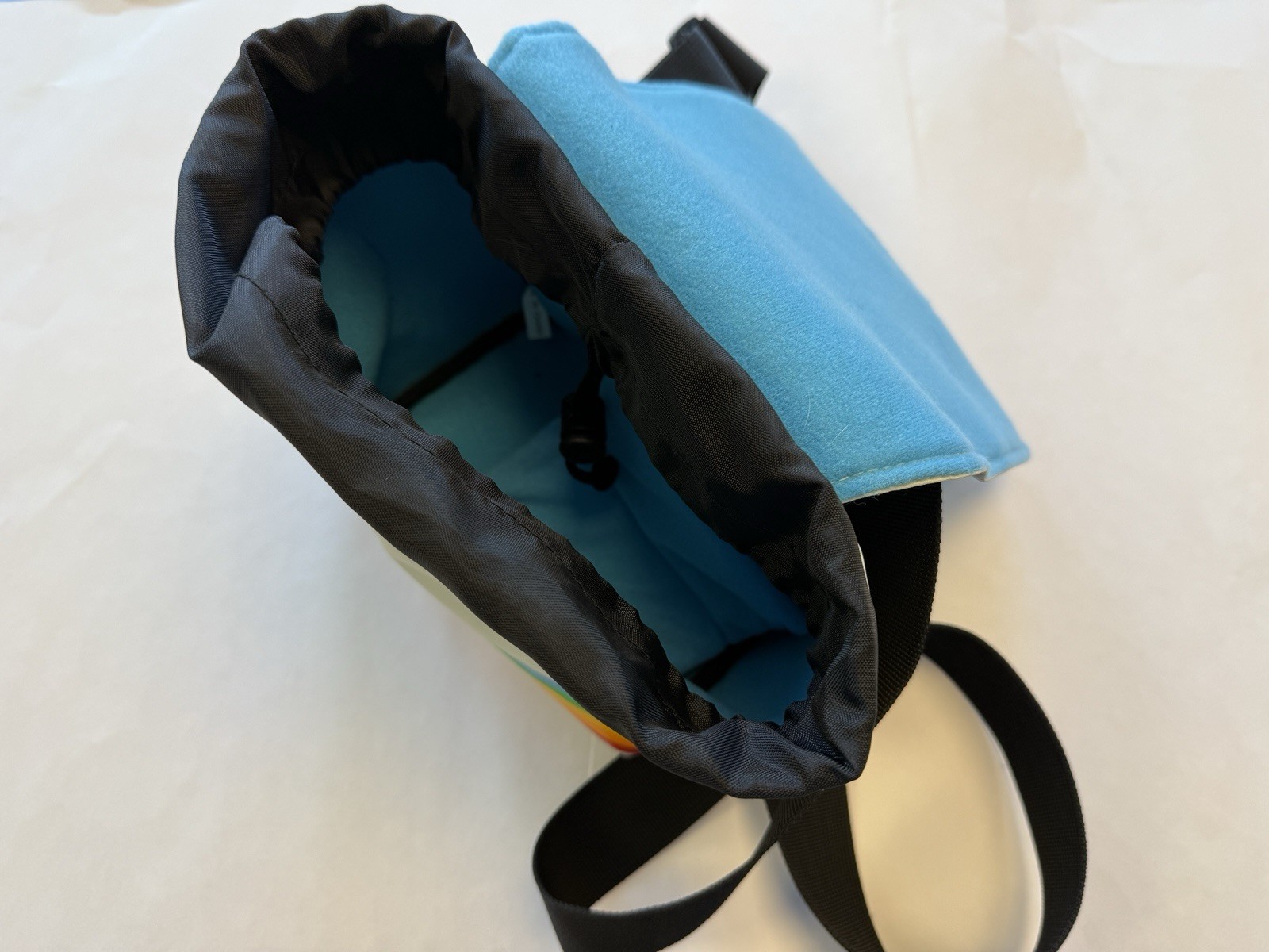 Polaroid Originals Camera Carry/Shoulder Bag w/ Strap, White Rainbow Stripe