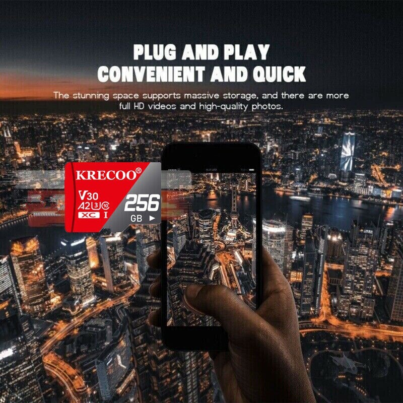 Multi Capacity Widely Compatible Memory Card 256GB 1TB 2TB Dash Cam TF Card Lot