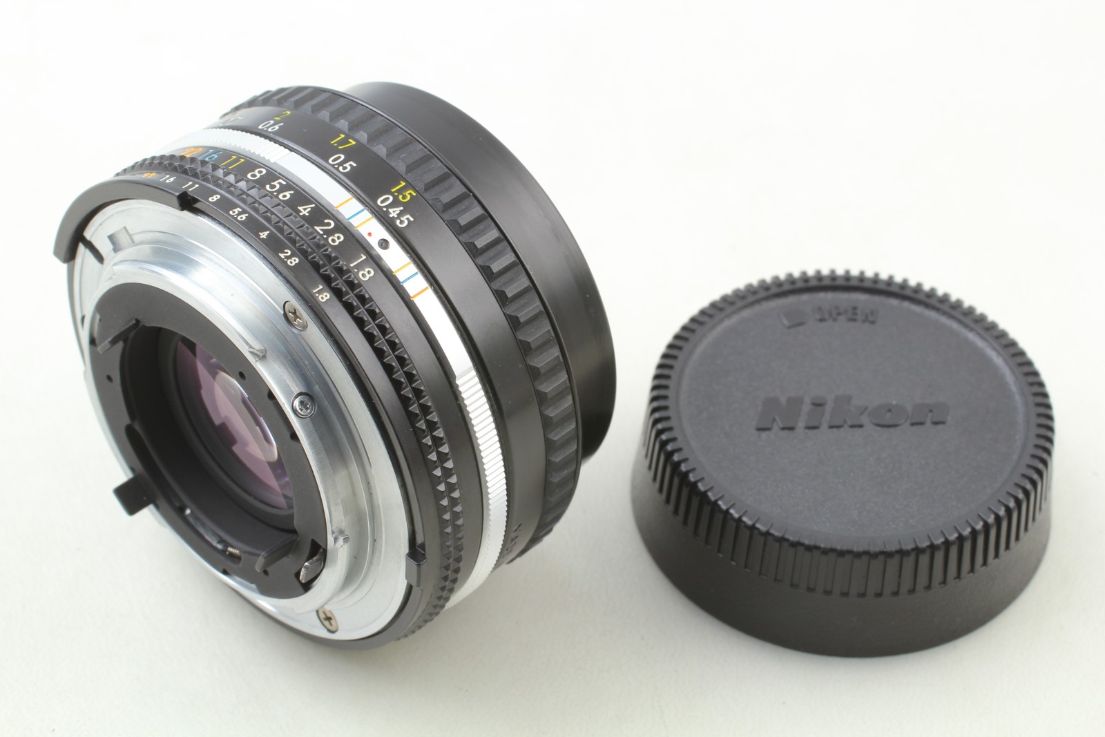[Almost Unused in Box] Nikon Ai-s Nikkor 50mm f1.8 Pancake Standard Lens JAPAN