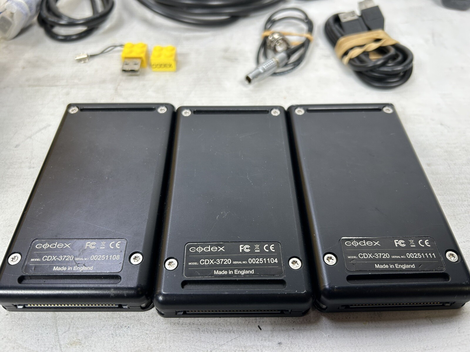 Codex Onboard S Recorder CDX 3600 + 3x CDX-3730 512GB Capture Drive
