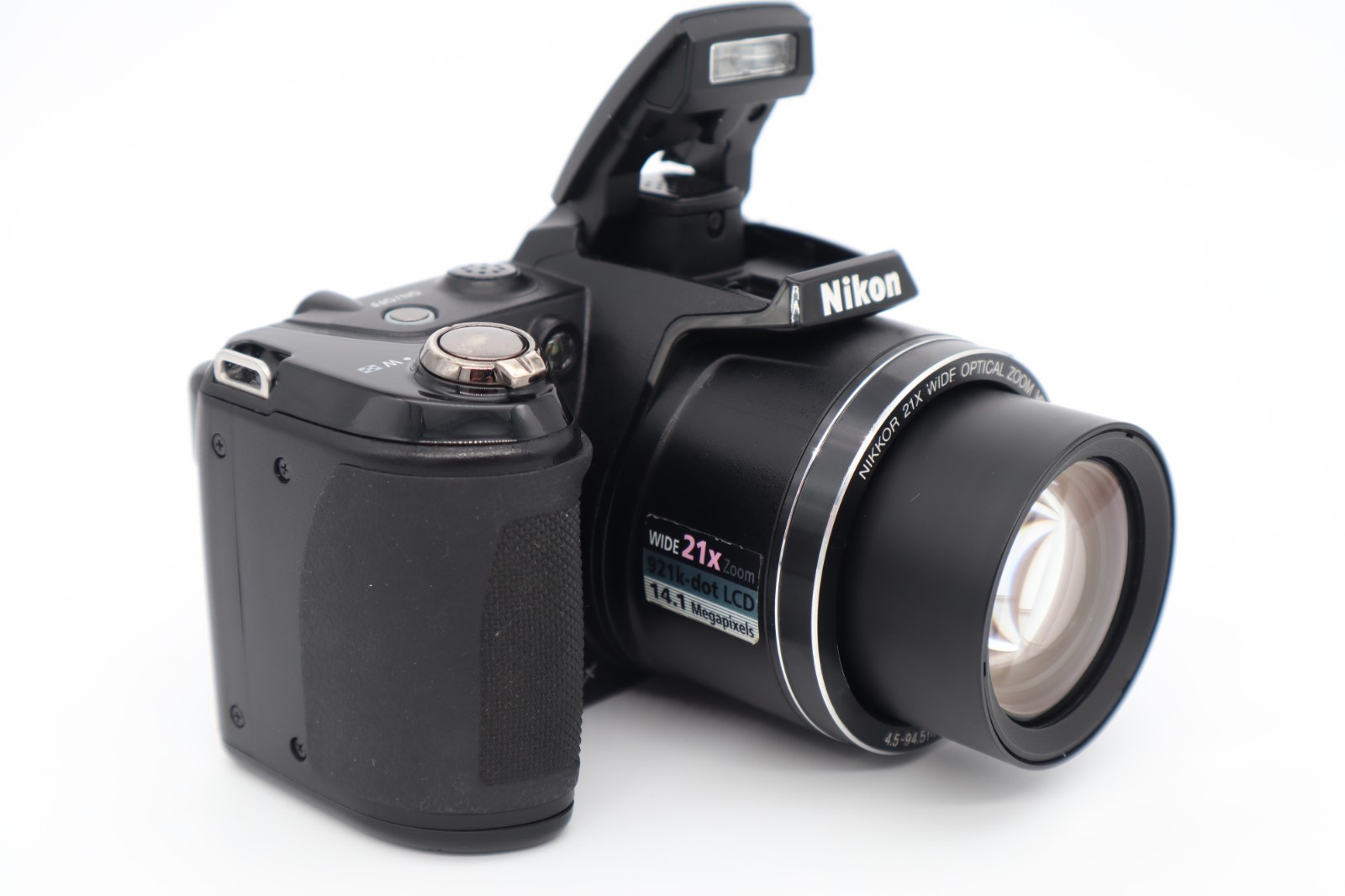 Nikon Coolpix L120 Bridge Digital Camera 14.1MP 21x Optical Zoom Bundle – TESTED