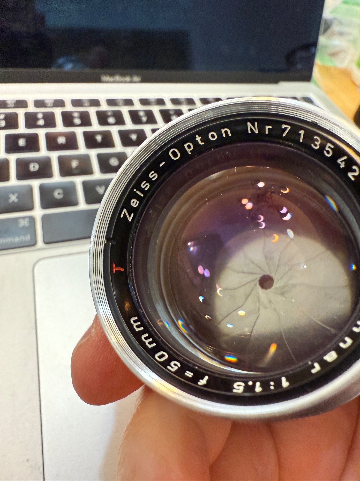 Zeiss Contax 50mm 5cm Sonnar Lens Rangefinder Adapter Leica M Amedeo Converter