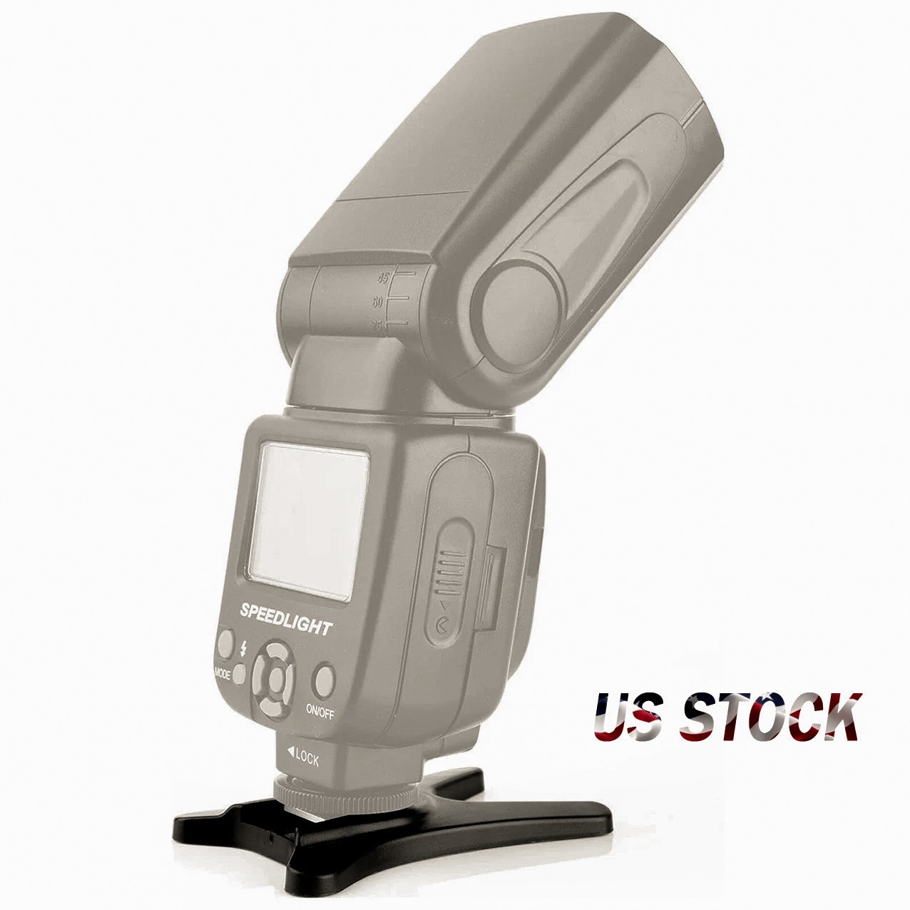 Universal Cold Shoe Stand Base Off-Camera Flash Holder for Canon Nikon Speedligh