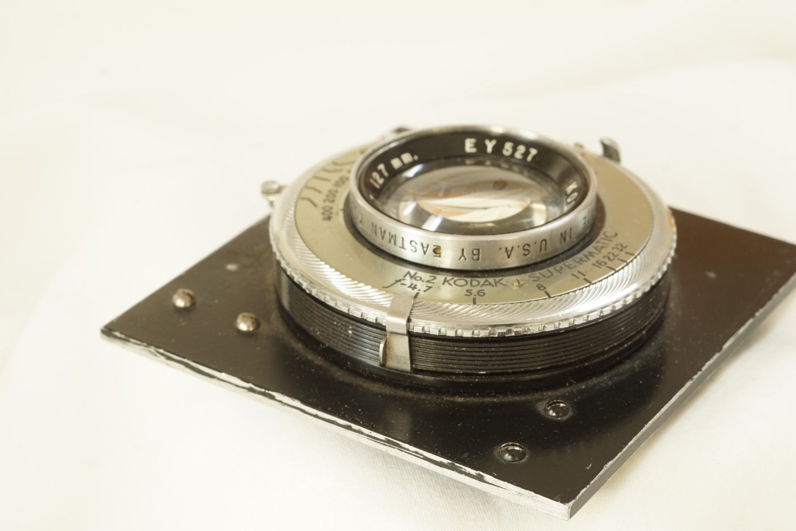 Kodak EKTAR 127mm f 4.7 in shutter , for 4×5
