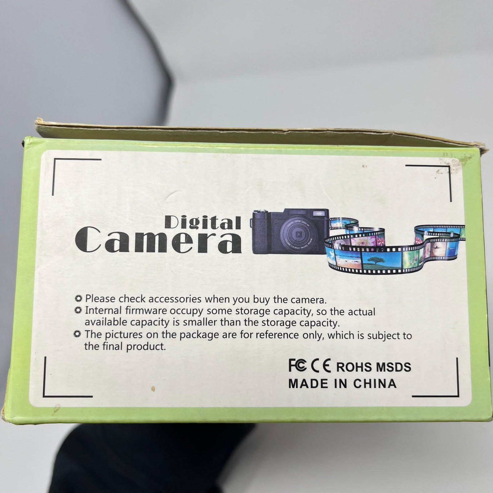 2.7K Digital Camera 24 MP Vlogging Cam Recorder Flash Handheld Photo Video Trave