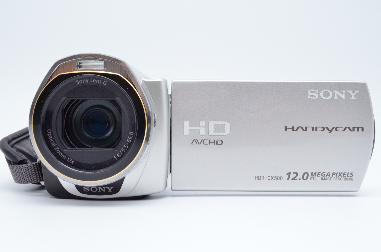 MINT Sony HDR-XR500V Handycam NIGHTSHOT HDD Camcorder Silver From Japan Tested