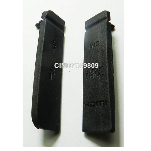 Interface Cap USB / AV OUT / HDMI / MIC Rubber Cover For Canon EOS 7D Part cover