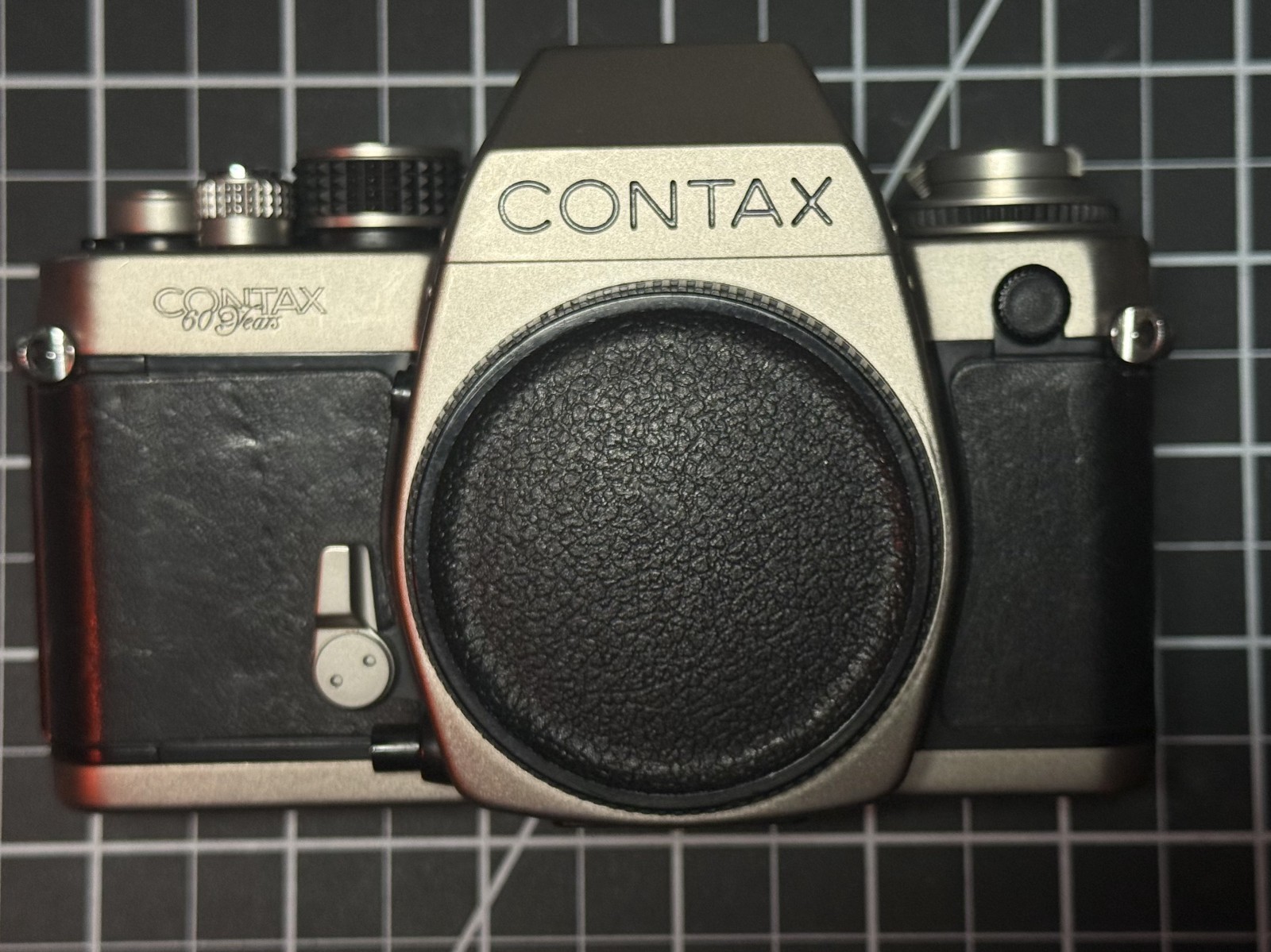 Contax S2 60 Years Titanium 35mm Film SLR Body —CLA’d — Meter Great — C/Y Mount