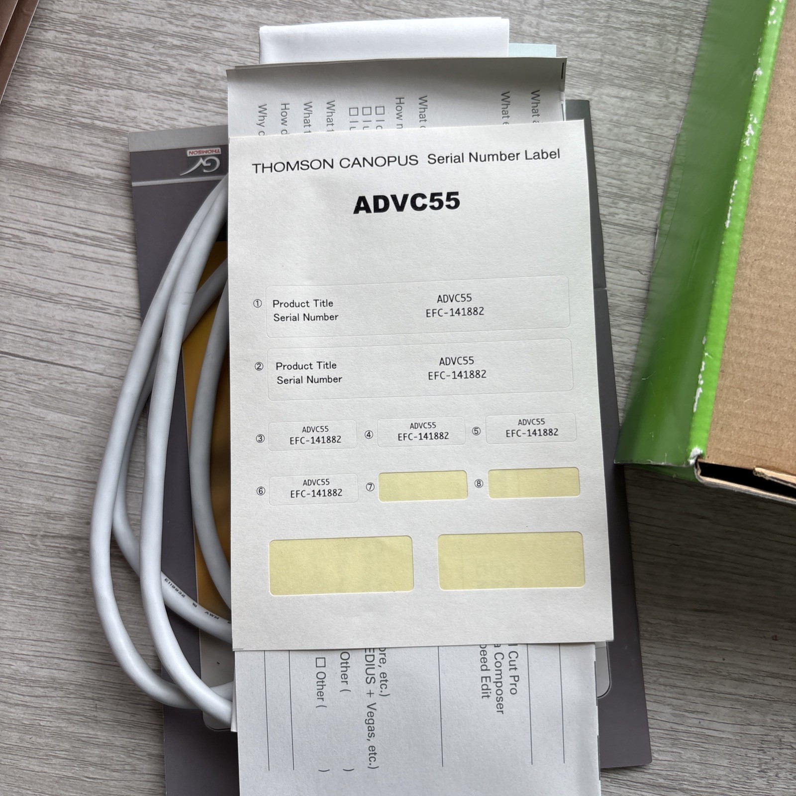 Canopus ADVC-55 Analog-to-FireWire DV Converter NTSC/PAL/SECAM S-Video RCA