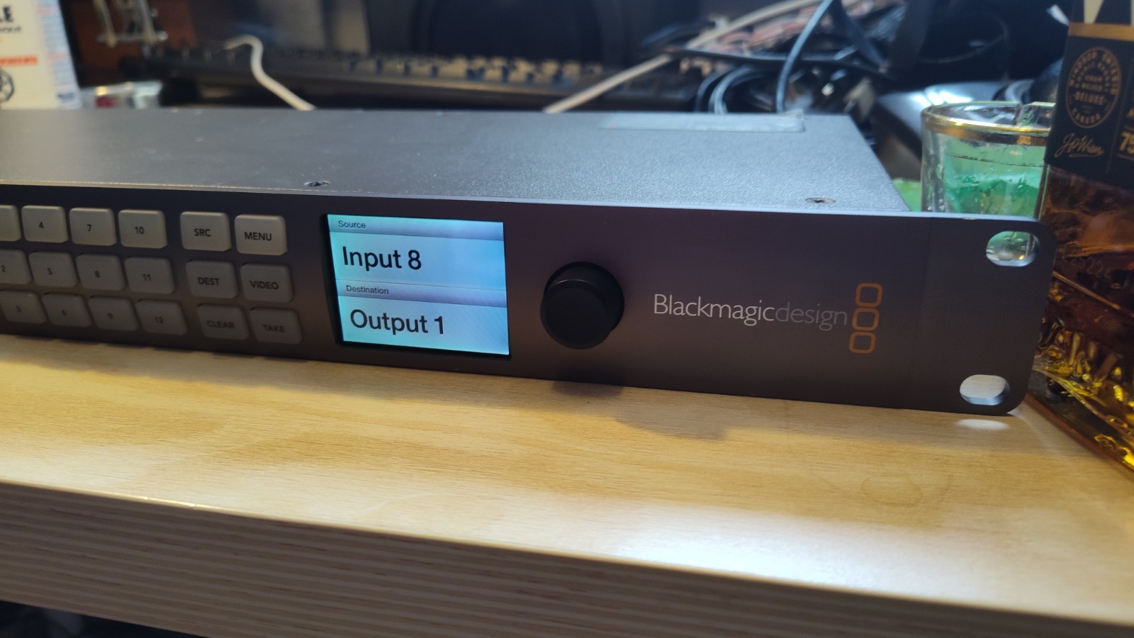 Blackmagic Design Smart Videohub CleanSwitch 12×12 With Brand New Power Supply