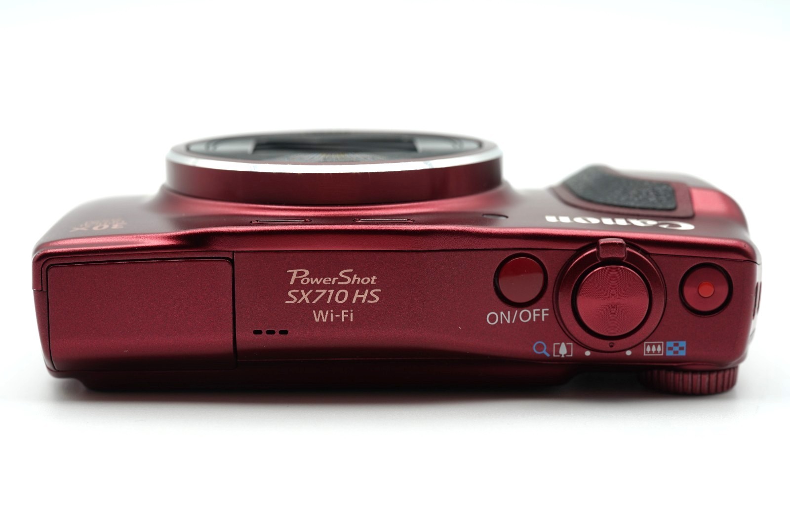 [NEAR MINT] Canon PowerShot SX710 HS Red 20.3 MP Digital Camera zoom lens #005