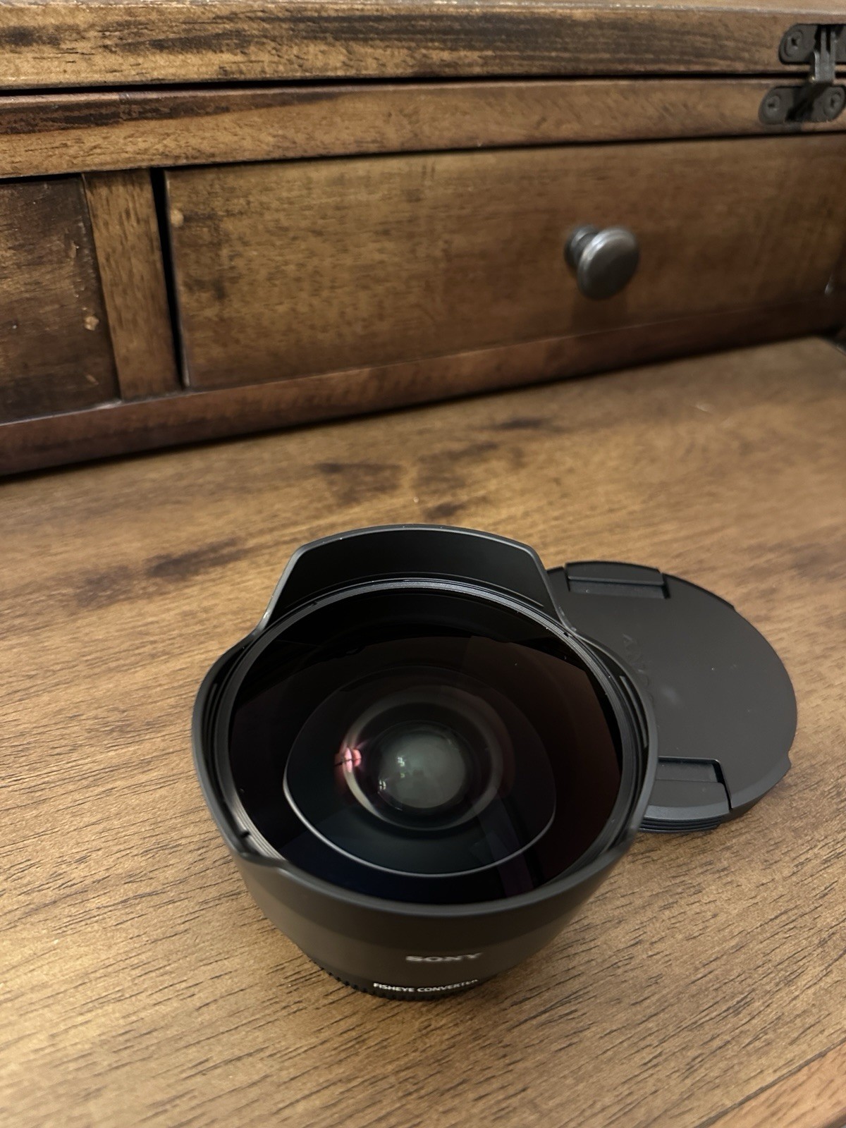 Sony Fisheye Converter Auxiliary Lens with Caps and Pouch