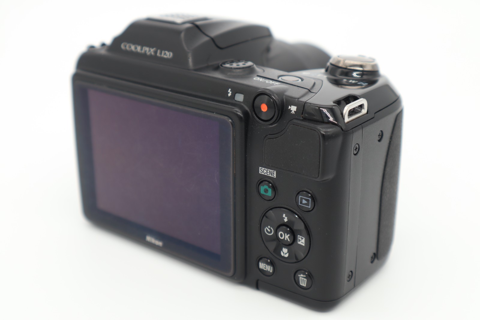 Nikon Coolpix L120 Bridge Digital Camera 14.1MP 21x Optical Zoom Bundle – TESTED