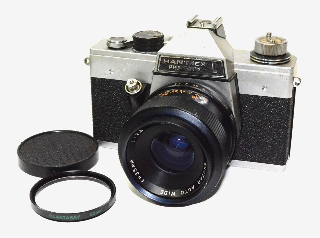 Pentacon PRAKTICA L Hanimex 35mm SLR Film Camera Suntar Auto 35mm f/2.8 Lens