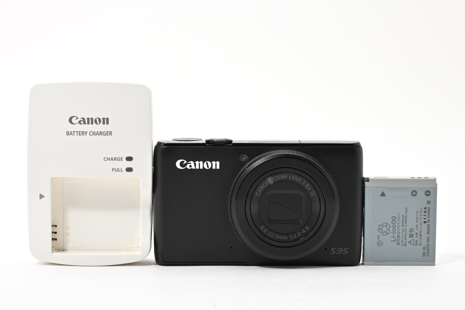 Canon PowerShot S95 10.0MP 10.0MP Compact Digital Camera Black [Exc+++] #2889302