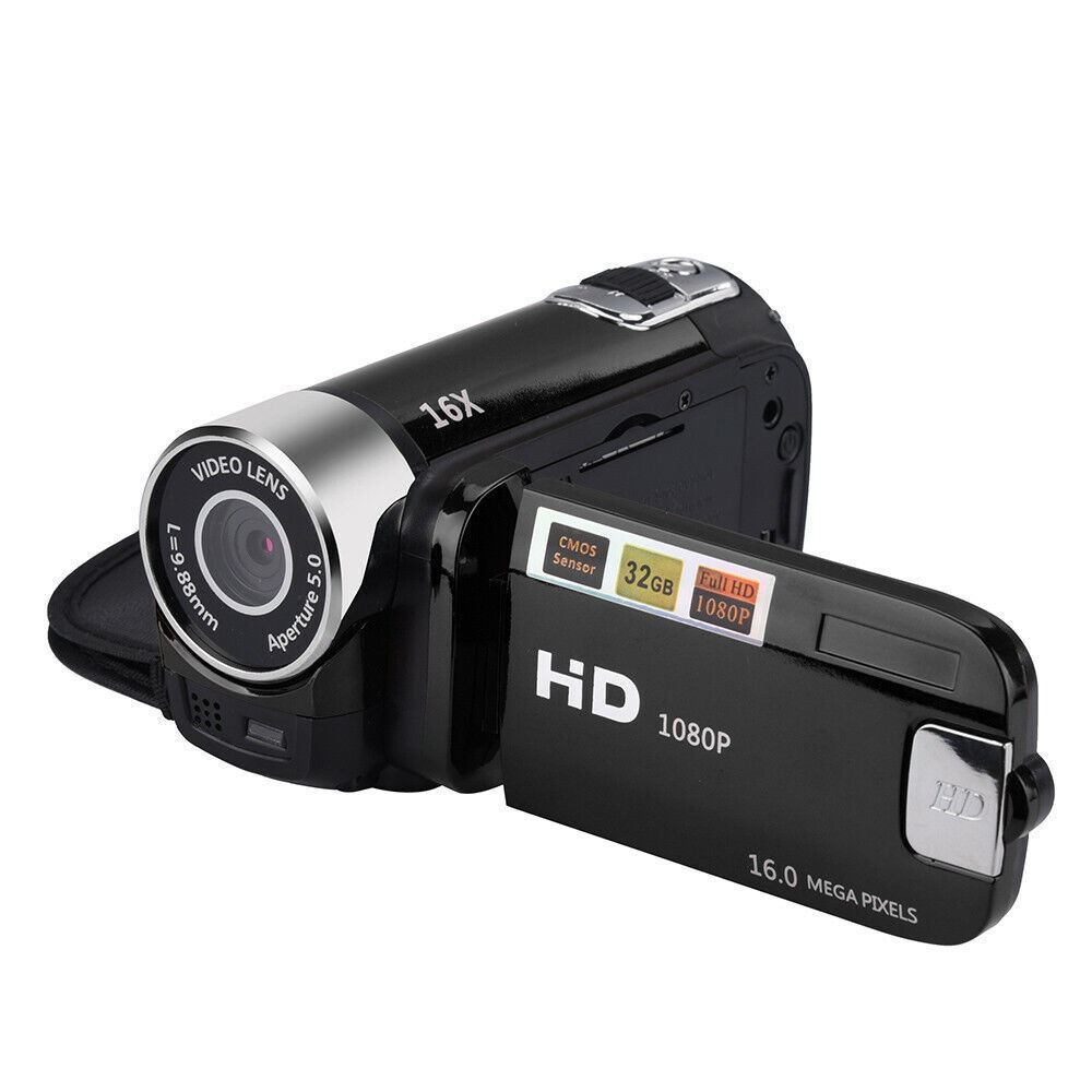 1080P HD Camcorder Digital Video Camera TFT LCD 24MP 16X Zoom DV AV Night Vision